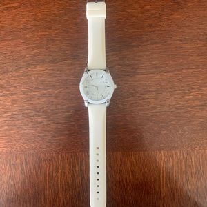 White rubber watch